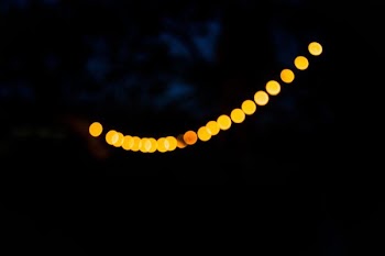 yellow bokeh light photography
