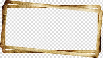 Yellow border transparent background PNG clipart