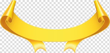 Yellow bow , Ribbon Euclidean Gold, Gold ribbon design transparent background PNG clipart