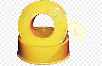 Yellow, Boxsealing Tape PNG