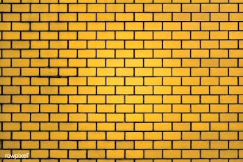 Yellow brick wall pattern background | Free  illustration - 2356550