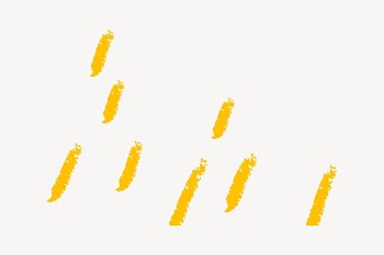 Yellow brush stroke clipart vector | Free Vector - rawpixel