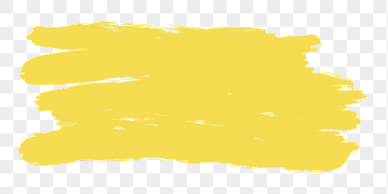 Yellow brush stroke png sticker, | Free PNG Illustration - rawpixel