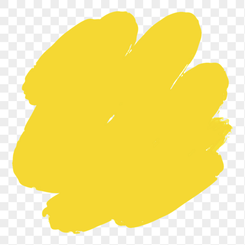Yellow brush stroke png sticker, | Free PNG Illustration - rawpixel