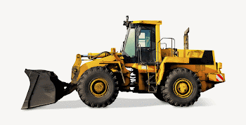 Yellow bulldozer collage element psd | Free PSD - rawpixel