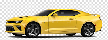 Yellow Camaro PNG Free Download