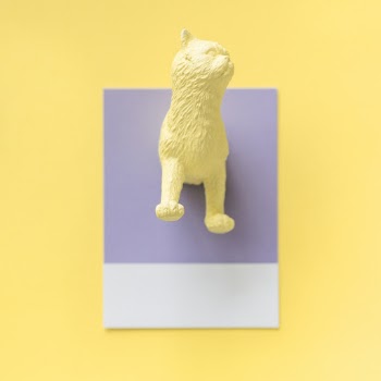 Yellow Cat Wall Decor