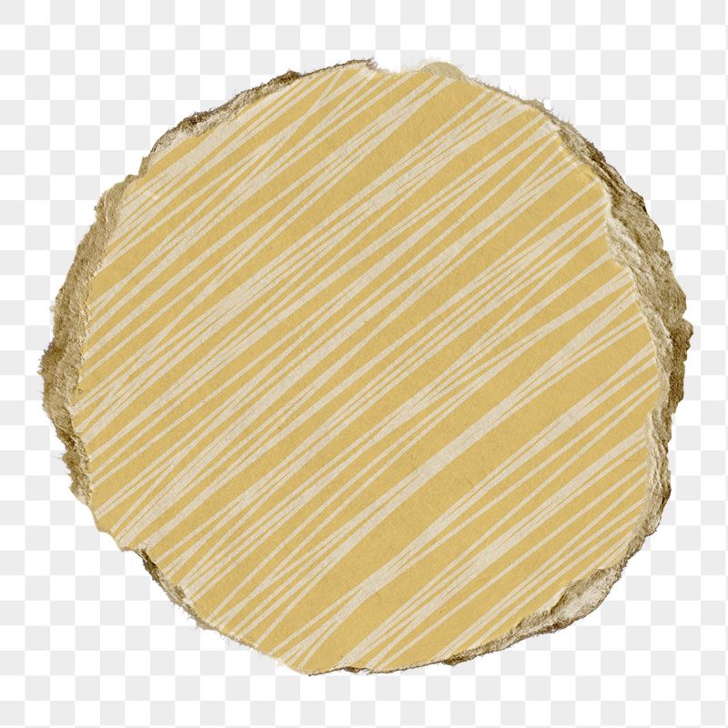 Yellow circle png sticker, ripped | Free PNG - rawpixel