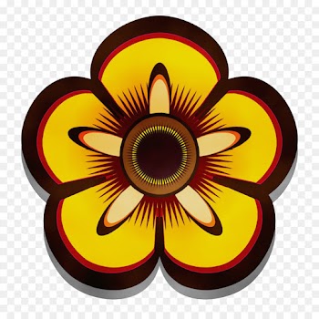 yellow clip art flower petal plant