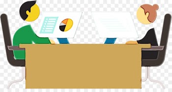 yellow clip art table furniture learning