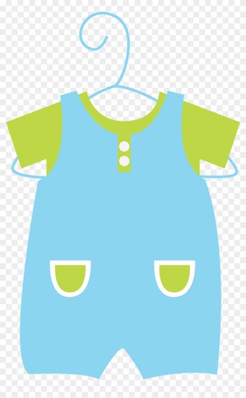 Yellow Clipart Baby Clothes - Dibujos Para Baby Shower Varon