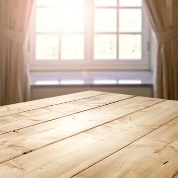 yellow color place and window with sun light 