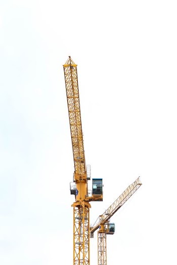 yellow crane