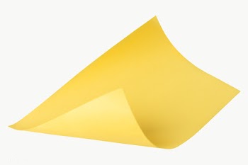 Yellow curled chart paper design element | Free  transparent png - 2358837