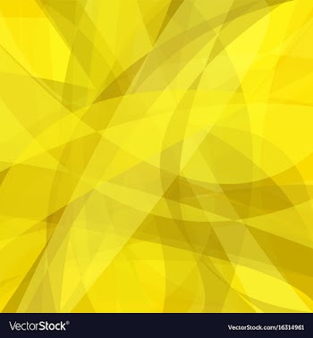 Yellow curved abstract motion background - design vector image
