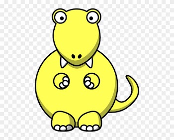 Yellow Dinosaur Clip Art At Clker - Yellow Dinosaur Clipart