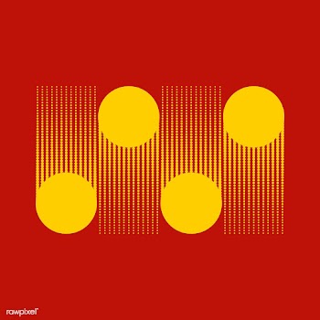 Yellow dots halftone background vector | Free stock vector - 523533