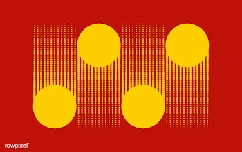 Yellow dots halftone background vector | Free stock vector - 523556