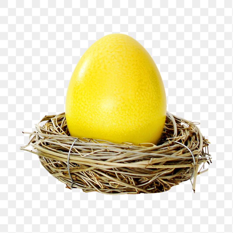 Yellow Easter egg png sticker, | Free PNG - rawpixel