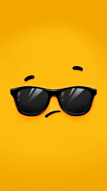 Yellow Emoji Face With Cool Shades