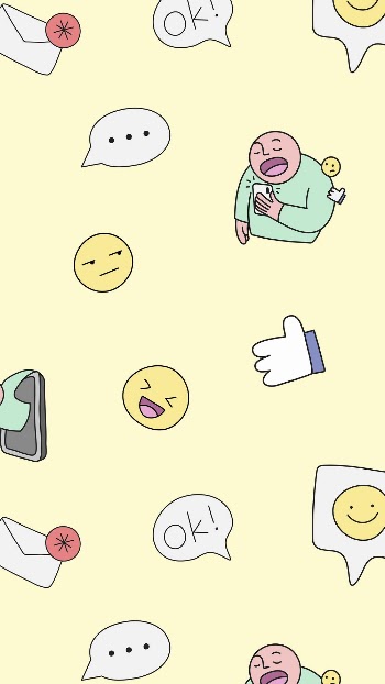 Yellow emoticon iPhone wallpaper, social | Free Photo - rawpixel