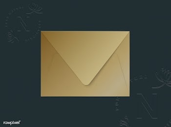Yellow envelope | Free stock psd mockup - 560331