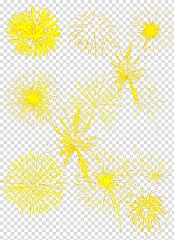 Yellow Fireworks , Yellow fireworks transparent background PNG clipart