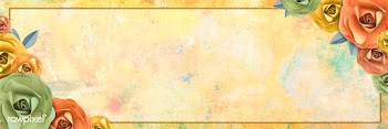 Yellow floral frame | Free stock illustration - 1208921
