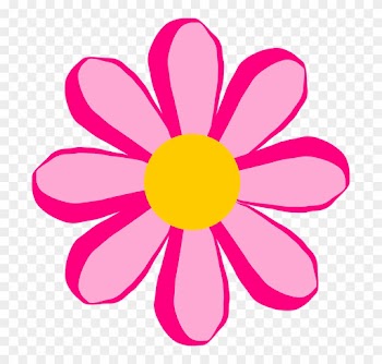 Yellow Flower Clipart Little Flower - Pink Flower Clip Art Free