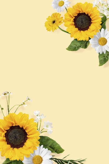 Yellow flowers frame background, nature | Free Photo - rawpixel