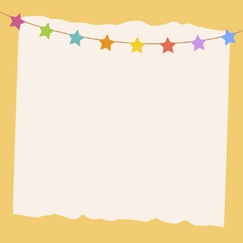Yellow frame background, stars party | Free Vector - rawpixel