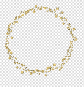 Yellow frame illustration, Thought Glitter Beauty Parlour Face, Circular ring irregular border transparent background PNG clipart