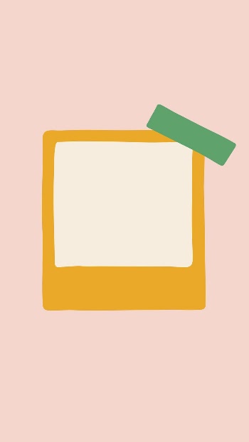 Yellow frame phone wallpaper, instant | Free Vector - rawpixel
