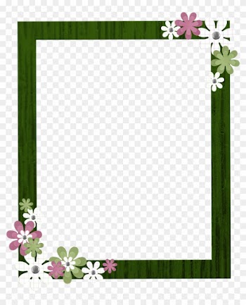 Yellow Frame Png - Floral Border