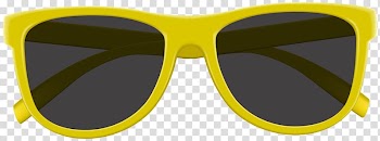 Yellow framed wayfarer-style sunglasses , Sunglasses Goggles Brand, Yellow Sunglasses transparent background PNG clipart