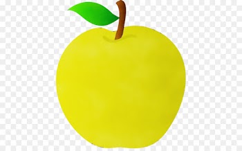 yellow fruit green apple leaf
