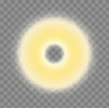 Yellow Glow Effect PNG Photo