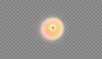 Yellow Glow Effect PNG Transparent Image