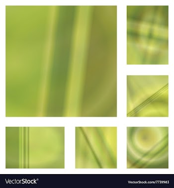 Yellow gradient abstract background design set vector image