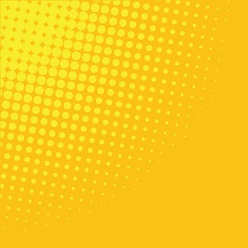 Yellow gradient halftone background Free Vector