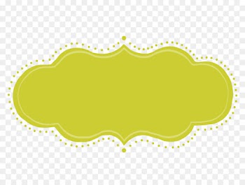 yellow green rectangle clip art label