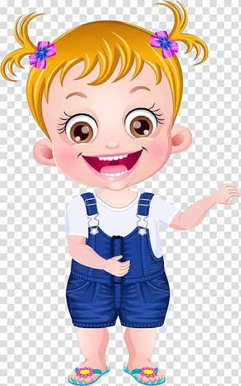 Yellow haired girl illustration, Baby Hazel Cinderella Story Baby Hazel Games Baby Hazel Preschool Picnic Baby Hazel Halloween Castle Baby Hazel Duck Life, baby's breath transparent background PNG clipart