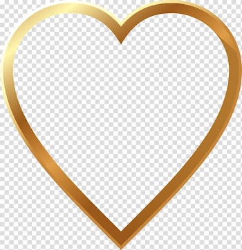 Yellow heart art, Mother's Day Happiness Smile Love, gold heart transparent background PNG clipart