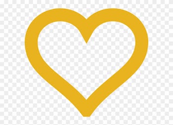 Yellow Heart Frame Png
