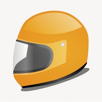 Yellow helmet sticker, object illustration | Free PSD - rawpixel