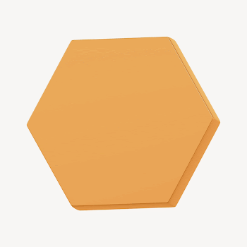 Yellow hexagon, 3D rendering design | Free Photo - rawpixel
