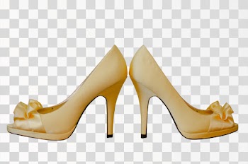 Yellow High Heels PNG transparent background - Author Scott Webb / Pexels