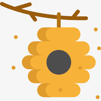 Yellow Honey, Bee, Honey, Beehive PNG Image and Clipart for Free ...