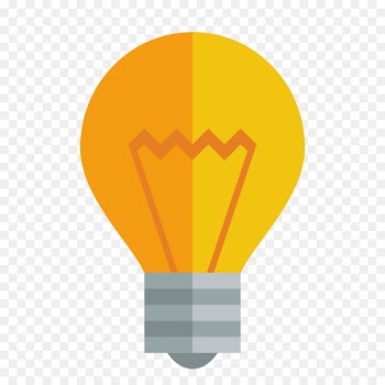 yellow hot air balloon orange - Light bulb 