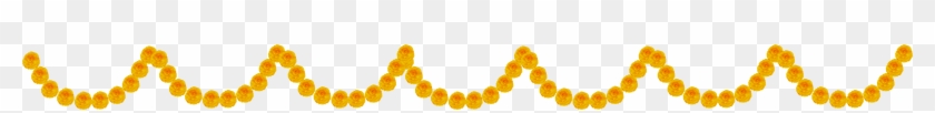 Yellow - Indian Flower Garland Png